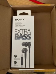 SONY MDR-XB55AP Bass Booster In-Ear Headphones With Remote & Mic Black/Grey