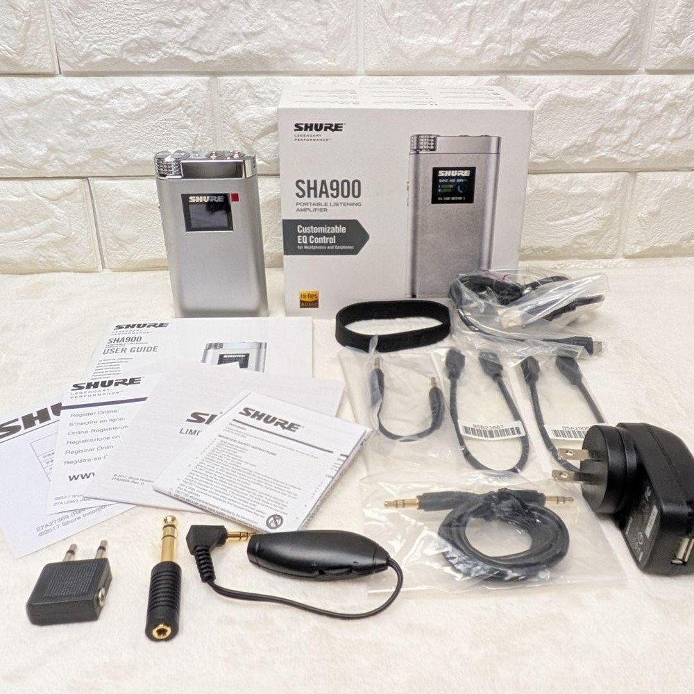 Shure SHA900 Portable DAC Headphone Amplifier Hi-Resolution Audio W/box – JAPAN