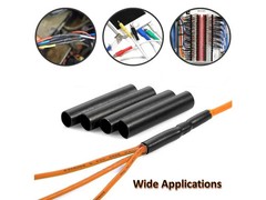 3:1 Heat Shrink Tubing Heavy Duty Black Polyolefin Marine Grade Sleeving LOT