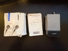 Bose Soundtrue 715593-0010 Tested And Working! Black/grey With Pouch And Extras