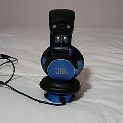 JBL jbl Used Wired On-Ear Headband Headphones Black/Blue 3.5mm Adjustable