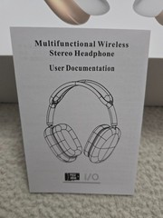 Unbranded Mxa Wireless Stereo Headphones – White/Gold – NEW