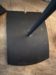 2 Bose Floor Stand Base For Double Cube /Jewel Speakers w 3 Of 4 Caps & Hardware