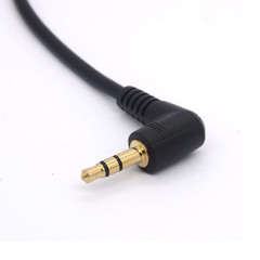 Shuigu Short 3.5Mm Right Angle Cable, Gold Plated 90 Degree 3.5 Male to Male