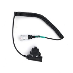 High Quality 90cm 6Pin U94 Headset Connector PTT For PRC152/PRC148 For TAC-SKY