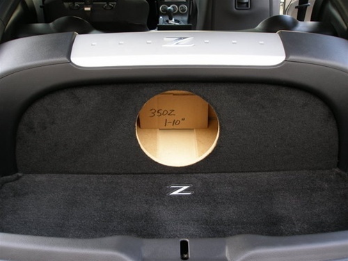 Sub Box for Nissan 350z 1-10″ Fits all years, coupe only, subwoofer box (Ver.1)