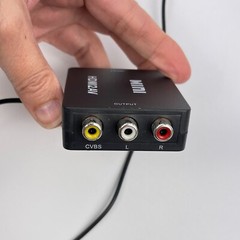 HD 1080P HDMI-compatible To AV RCA Adapter Mini for HDMI2AV Video Converter