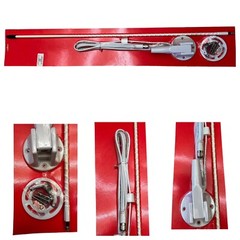 3ft CB Marine Antenna With Lift And Lay Mount, Coax And Hardware