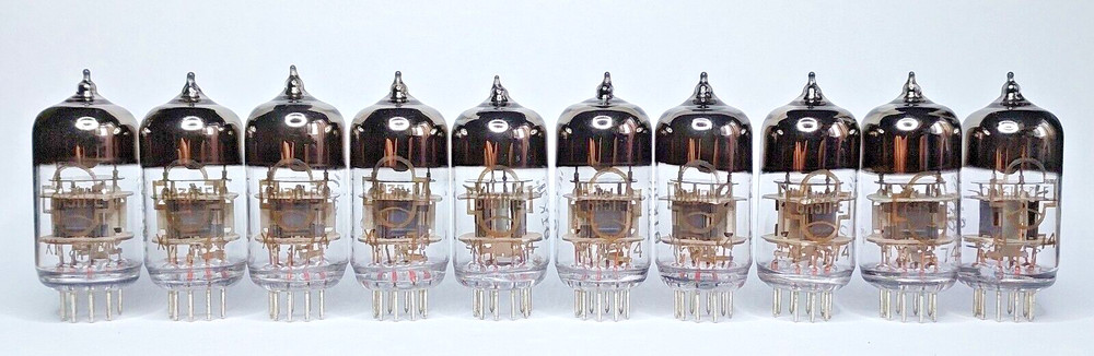 US Stock! 10x 6N3P-E 6N3 (6Н3П-Е) (6CC42 6385 ECC42) tubes 1970s valves NEW OTK