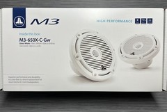 JL Audio M3-650X-C-Gw 6.5″ 2-Way Marine Coaxial Speakers – White Classic Grilles