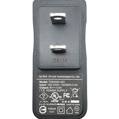 Genuine TP-Link T090060-2B1 Power Supply 9V 0.6A Wall Adapter OEM