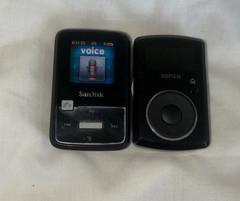SanDisk Sansa Zip Black 4GB MP3 Player- Power button not working – Both AS IS