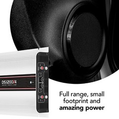 [US SELLER} Taramps DS 1200×4 2 Ohms 1200 Watts RMS 4 Channel FREE SHIPPING