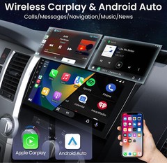 Android 15 Carplay Car Stereo Radio GPS NAVI 4+64GB For Toyota Tundra 2007-2013