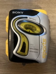 🔥 Sony Walkman WM-FS111 Sports Yellow Cassette Player -New Belt- Reconditioned