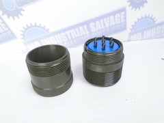AMPHENOL – PN: 24-27S – Industrial/Military 7 Pin (F) CONNECTOR Solder Cup (NEW)