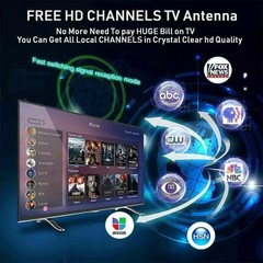 5600 Miles Digital TV Antenna Indoor HDTV Amplified Signal Booster 4K HD 1080P.