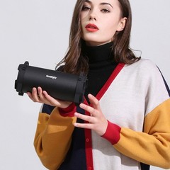Loud Bluetooth Speaker Portable Wireless Boombox Aux Rechargeable Stereo System