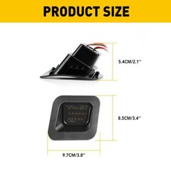 For 2003-10 DODGE RAM 2500/3500 LED License Plate Lights Lamp White 5500K