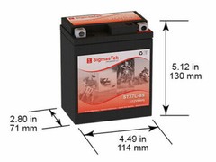 Kawasaki 140CC KLX140, 2008-2022 SigmasTek Battery Replacement