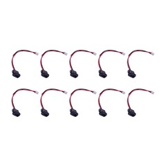 10X USB Type C Female Pigtail Cable to 2 Pin Wire Fast Charging Port DIY Cable