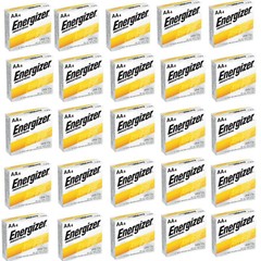 Energizer Industrial EN91 AA Batteries 25 x 4 Packs ( 100 batteries )
