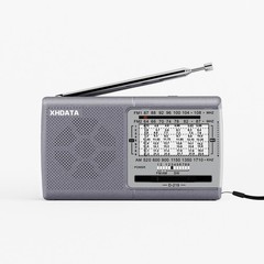 XHDATA D219 Radio Portable AM FM Small Battery Operated Radio w/ Great Reception