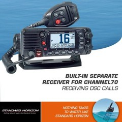 Standard Horizon VHF Marine Boat Radio Fixed Mount Eclipse Class D DSC NOAA 25W