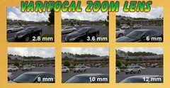 GW 8MP 2160p UltraHD 4K IP 2.8-12mm Varifocal Zoom Bullet IP PoE Security Camera