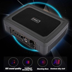 1200W Car Subwoofer Under-Seat Sub Woofer Speaker Stereo Slim Amplifier 6″*8″ US