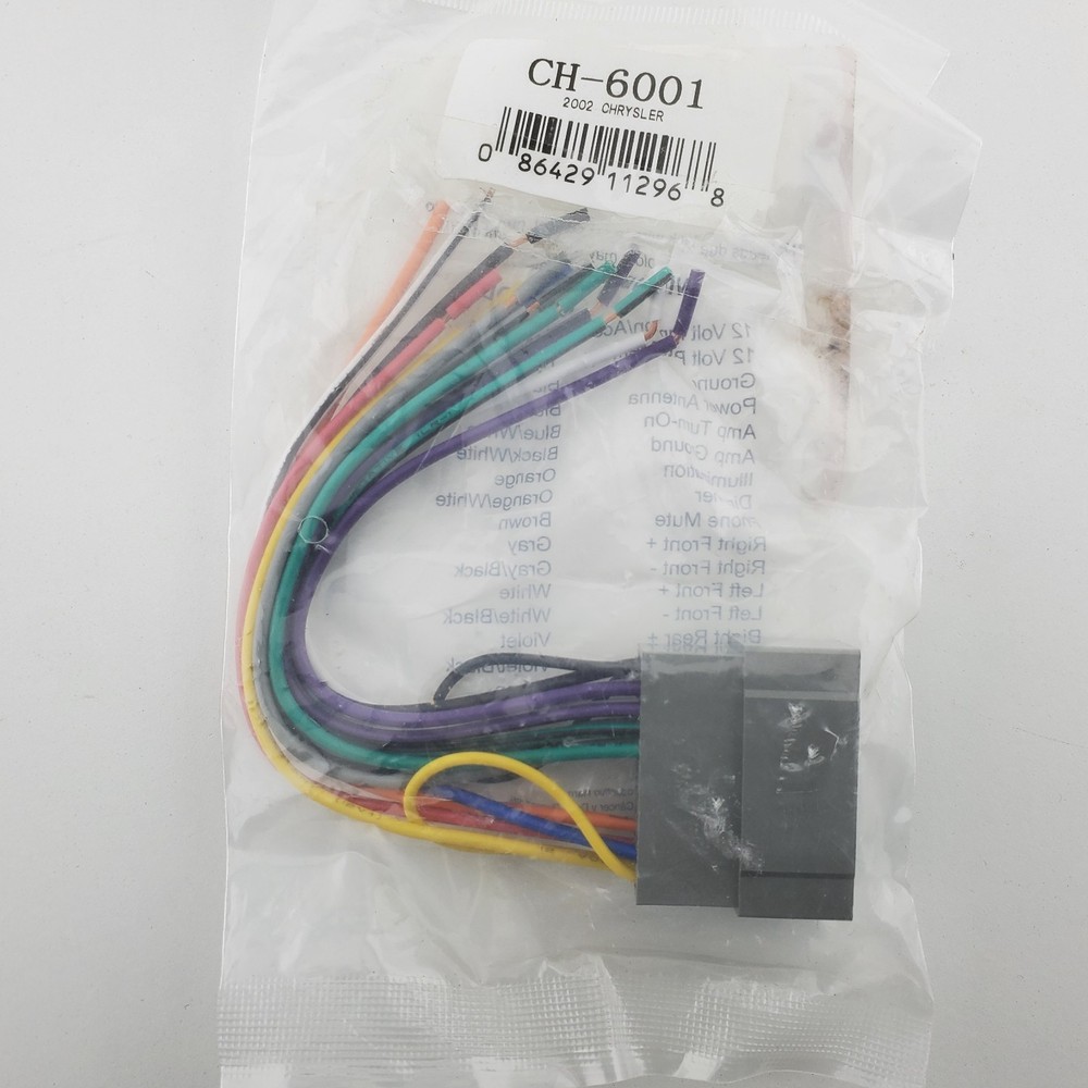 Raptor CH-6001 Wiring Harness for Select 2002–2009 Chrysler, Dodge, and Jeep