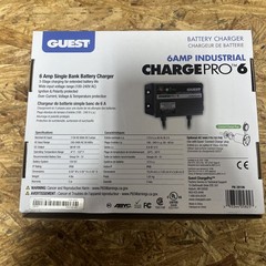 Guest Charge Pro 6A Battery Charger 1 Bank 12V On-Board Marine Boat 120V Global