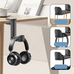 Headphone Stand PC Gaming Headset Holder Clamp-on Under Desk Hanger Hook Mount