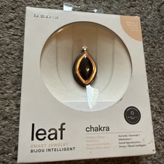 Bellabeat Black/Gold Leaf Chakra HT-30LF-PR-01 ~ Tested Works / Replaced Battery