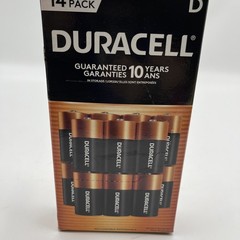 Duracell CopperTop Alkaline D Batteries 14 Pack Exp 2035 – Open Box