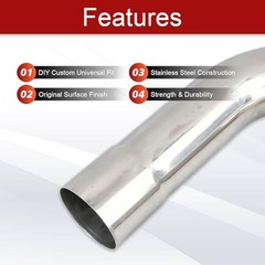 2.25”Inch DIY Custom Mandrel Exhaust Pipe Tube Pipe Intercooler 2.25 Inch