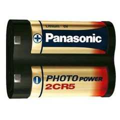 1 Pack Panasonic 2CR5 6V Photo Lithium Battery DL45, KL2CR5 Brand New