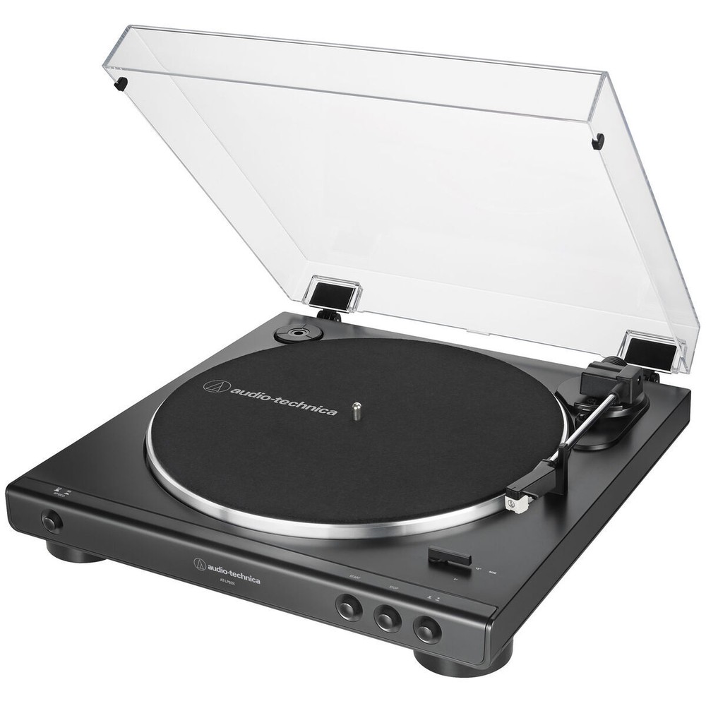 Audio-Technica AT-LP60X-BK Fully Automatic Belt Drive Turntable – Black