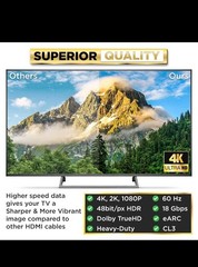 HDMI Cable 4K High Speed Cord 50ft