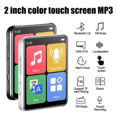 Support 128G 8G MP3 Player Bluetooth HiFi Lossless Sound Music Recorder FM Radio