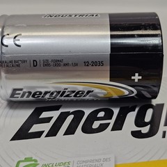 12 Energizer Industrial D Alkaline Batteries (EN95, LR20), Exp. 12/2035