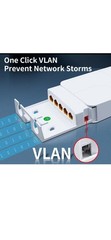 Outdoor POE Extender 5-Port Poe Extender 1 in 4 out for IP Camera and CCTV