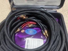 Pair 15 Ft Monster Z2 Reference Speaker Cable 15’ X2 Banana Plugs