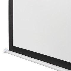 120” Projector Screen Projection Screen Manual Pull Down HD Screen 1:1 Format