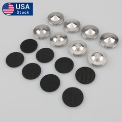 28X22mm Stainless Steel HiFi audio Speaker Isolation Spike Stand Feet Pads Base