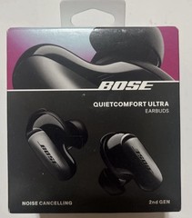 Bose QuietComfort Ultra Bluetooth Noise-Canceling Earbuds 2nd Gen (Black)