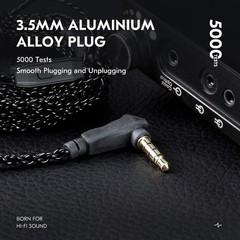 KZ ZS10 PRO in Ear Monitor Earphone Cable, 2Meter Long IEM Cable with Mic, CCZ 4