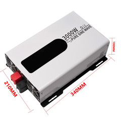 2000W 3000W 4000W Pure Sine Wave Power Inverter 12V 24V DC to 110V 120V AC