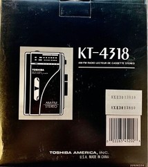 Toshiba Stereo Radio Cassette Player KT-4318 – New- Vintage