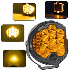 4PCS 7 inch LED Work Light Car Pods Spot Flood Combo Fog Lamp Offroad Driving